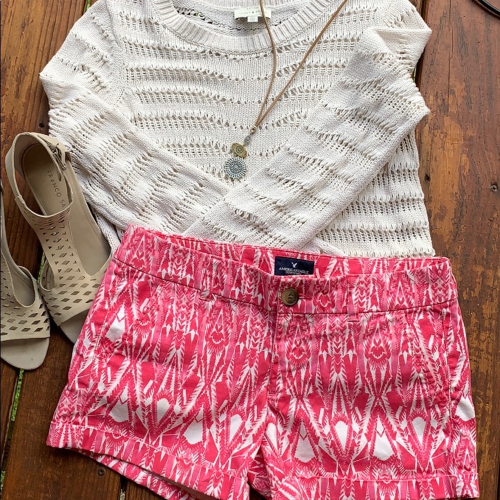 American Eagle Patterned Shorts